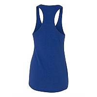 Next Level Womens Lightweight French Terry Racerback Tank Royal Xl