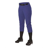 Alleson Athletic Womens Belt Loop Fastpitch Pants Royal L