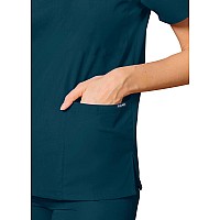 Adar Uniforms Universal Unisex Scrubs Unisex Drawstring Scrub Set 701 Caribbean Blue L