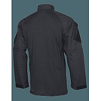 14 Zip Combat Shirt Long Sleeve Black Mens 5050 Nyco 2Xlr