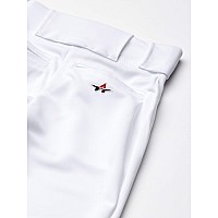 Alleson Ahtletic Boys Youth Elastic Bottom Baseball Pant White Xxsmall