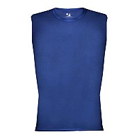 Badger Procompression Sleeveless Tshirt Royal L