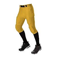 Alleson Athletic No Fly Football Pants With Slotted Waist Gold Xl