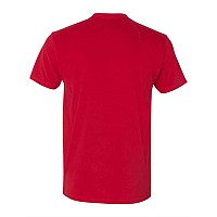 Next Level Sueded Short Sleeve Crew Red Xl