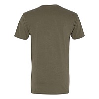 Next Level Premium Fitted Sueded Vneck Tshirt Military Green S