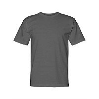 Bayside Usamade 100 Cotton Short Sleeve Tshirt Charcoal S