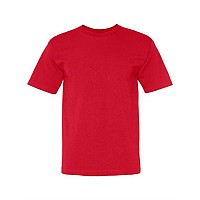 Bayside Usamade 100 Cotton Short Sleeve Tshirt Red L