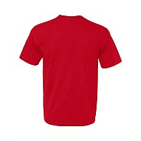 Bayside Usamade 100 Cotton Short Sleeve Tshirt Red L