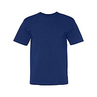 Bayside Usamade 100 Cotton Short Sleeve Tshirt Royal S