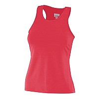 Augusta Sportswear Girls Solid Racerback Tank Red L