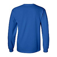 Gildan Ultra Cotton Long Sleeve Tshirt Royal M