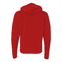 Bella Canvas Unisex Sponge Fleece Fullzip Hoodie Red Xl