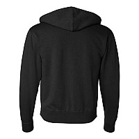 Independent Trading Co Unisex Lightweight Fullzip Hooded Sweatshirt Black Xl