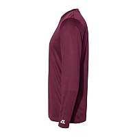 Russell Athletic Core Performance Long Sleeve Tshirt Maroon Xl