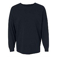 J America Unisex Game Day Jersey Long Sleeve Tshirt Navy Xl