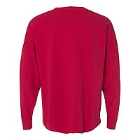 J America Unisex Game Day Jersey Long Sleeve Tshirt Red M