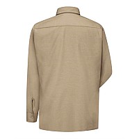 Red Kap Ripstop Long Sleeve Shirt Long Sizes Khaki Lt