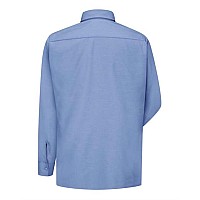 Red Kap Ripstop Long Sleeve Shirt Long Sizes Light Blue Xlt