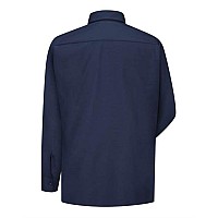 Red Kap Ripstop Long Sleeve Shirt Long Sizes Navy Lt