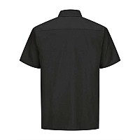 Red Kap Ripstop Short Sleeve Work Shirt Black M