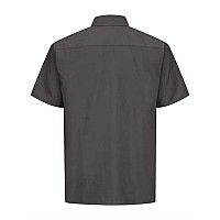 Red Kap Ripstop Short Sleeve Work Shirt Charcoal L