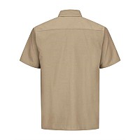 Red Kap Ripstop Short Sleeve Work Shirt Khaki M