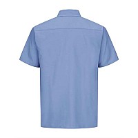 Red Kap Ripstop Short Sleeve Work Shirt Light Blue L