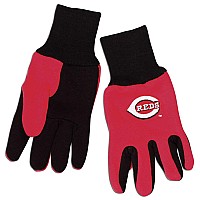 Cincinnati Reds Two Tone Gloves Youth Size Special Order