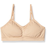 Maidenformgirlsseamless Ruched Crop Branudemedium