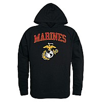 Pull Over Hoodie Marines Black Xl