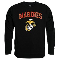 Crewneck Sweatshirt Marines Black 2X