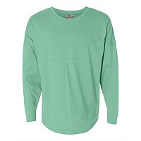 J America Unisex Game Day Jersey Long Sleeve Tshirt Mint Xs