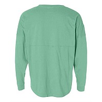 J America Unisex Game Day Jersey Long Sleeve Tshirt Mint S