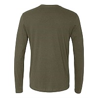 Next Level Cotton Long Sleeve Crew Military Green L