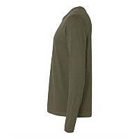 Next Level Cotton Long Sleeve Crew Military Green M