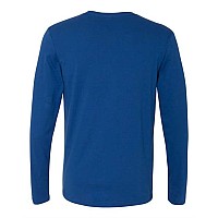 Next Level Cotton Long Sleeve Crew Royal S