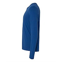 Next Level Cotton Long Sleeve Crew Royal S