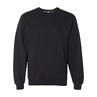 Fruit Of The Loom Sofspun Crewneck Sweatshirt Black S