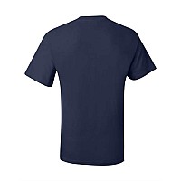 Hanes Beefyt Short Sleeve Pocket Tshirt Navy S