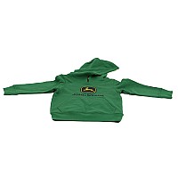 John Deere Little Boys Toddler Jd Logo Fleece Hoodie Green 2T