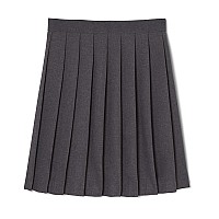 French Toast Girls Pleated Skirt Heather Gray 12 Big Girls