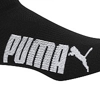 Puma Mens 6 Pack Low Cut Blackwhite Sock Size1013Shoe Size 612