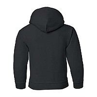 Gildan Heavy Blend Youth Hooded Sweatshirt Black S