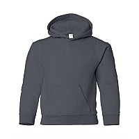 Gildan Heavy Blend Youth Hooded Sweatshirt Charcoal Xl