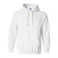 Gildan Heavy Blend Hooded Sweatshirt White Xl