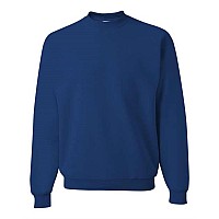 Jerzees Super Sweats Nublend Crewneck Sweatshirt Royal M