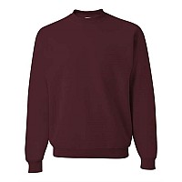 Jerzees Super Sweats Nublend Crewneck Sweatshirt Maroon M