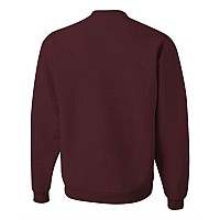 Jerzees Super Sweats Nublend Crewneck Sweatshirt Maroon M