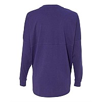 J America Unisex Game Day Jersey Long Sleeve Tshirt Purple Xs