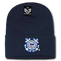 Military Long Beanies Coast Guard Navy